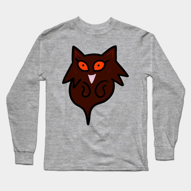 The Cat Ghost Long Sleeve T-Shirt by Monster To Me